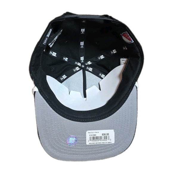 New Era "The Golfer" Cord RED Bulls NEW YORK Snapback Hat BLACK NWT - Picture 5 of 10